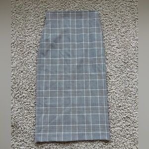 Zara houndstooth pencil skirt